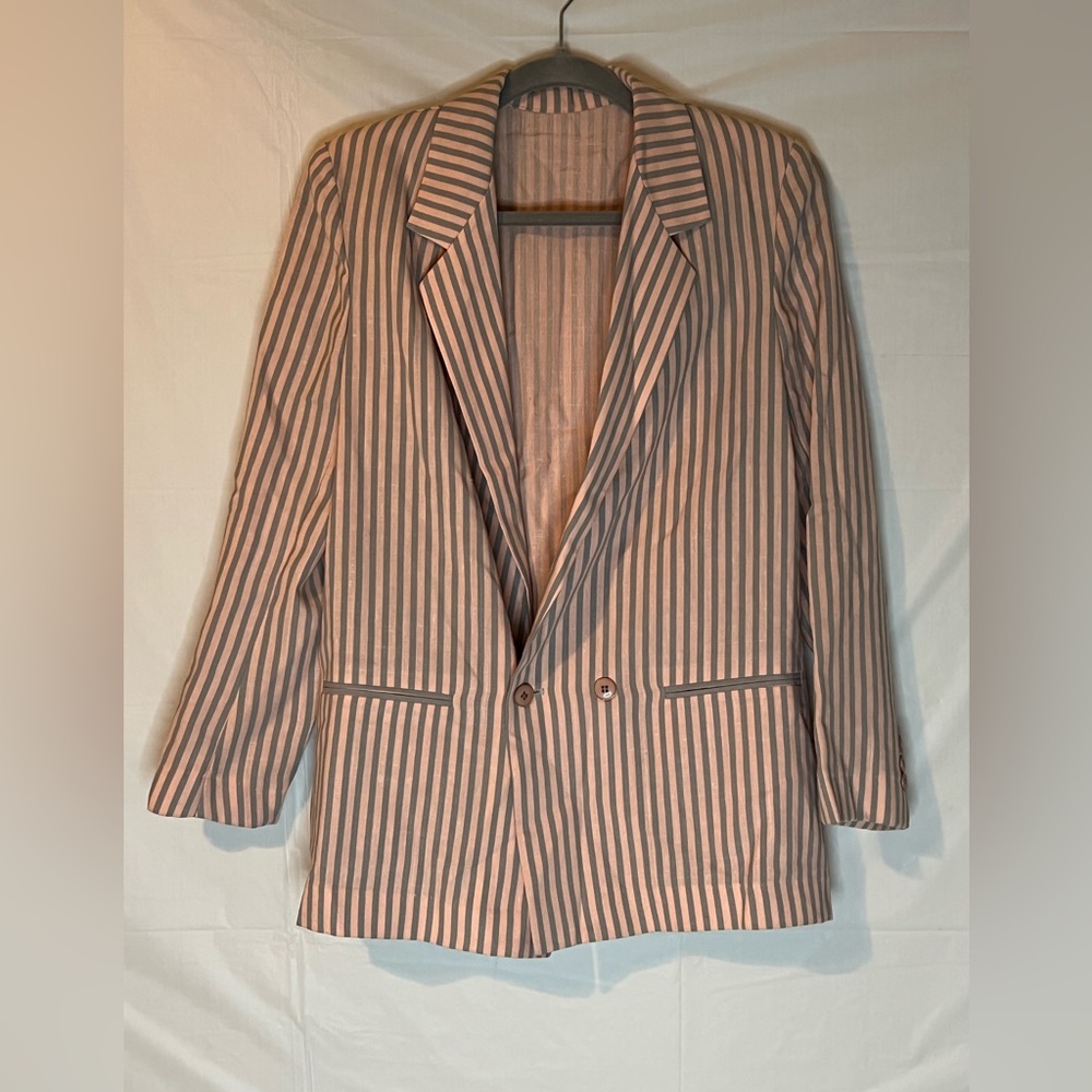 Pinstripe Blazer